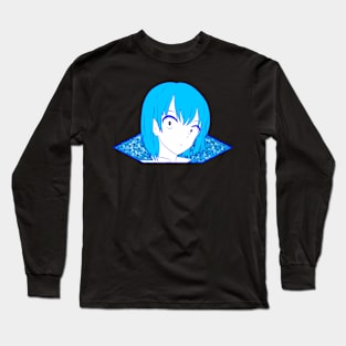 Blue Waifu Long Sleeve T-Shirt